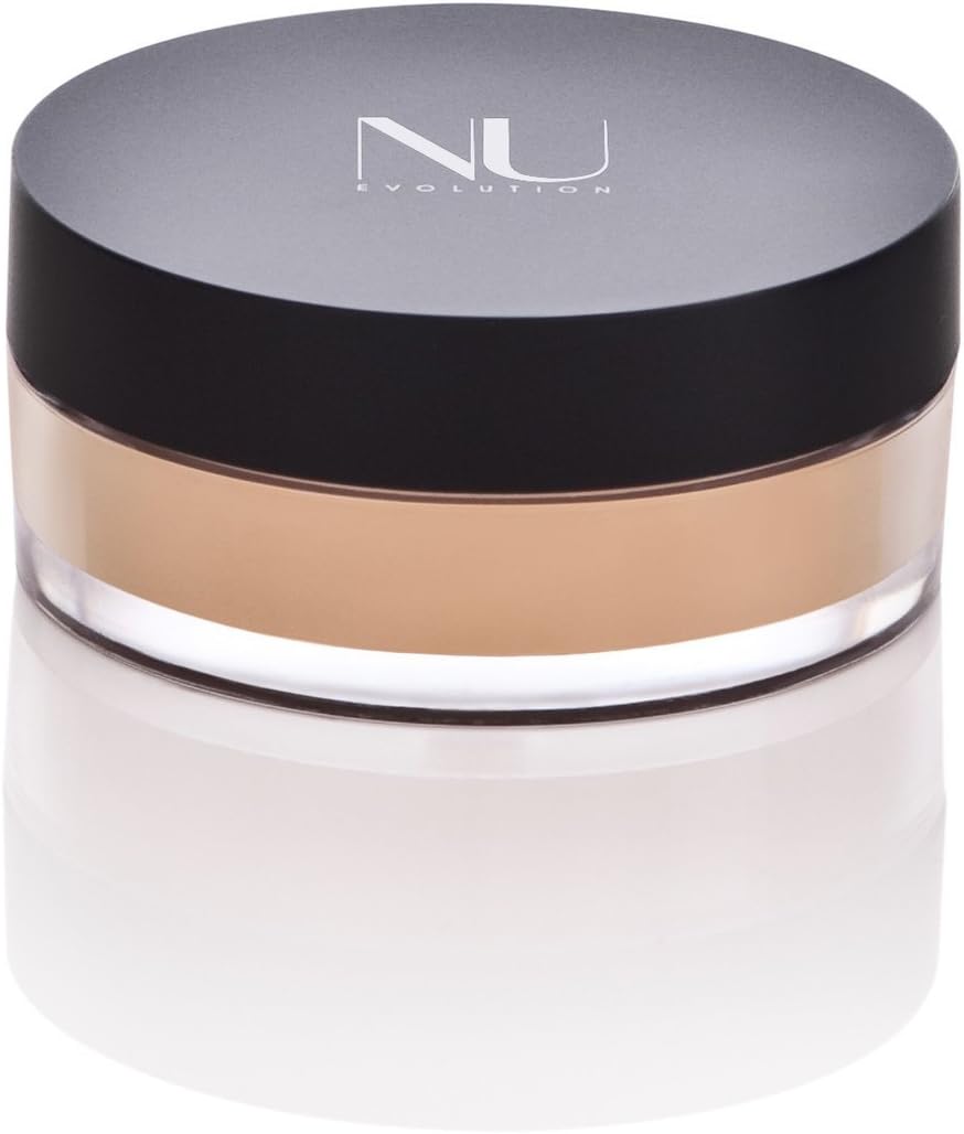 NU EVOLUTION Loose Powder Foundation Made with Natural Ingredients - No Parabens, Talc, Gluten 302