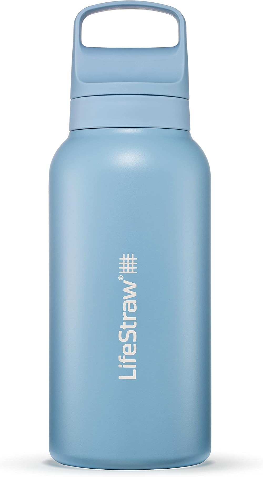 LifeStraw Go Series Insulated Stainless Steel Water Bottle 1L Icelandic Blue