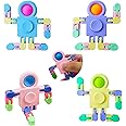 Transformable Fidget Spinners for Kids and Adults, 4 Pack Fidget Toys for Teens Anxiety, Sensory Toys for Autism ADHD Stress Relief, Gift Party Favors for Boys Girls, Random Color