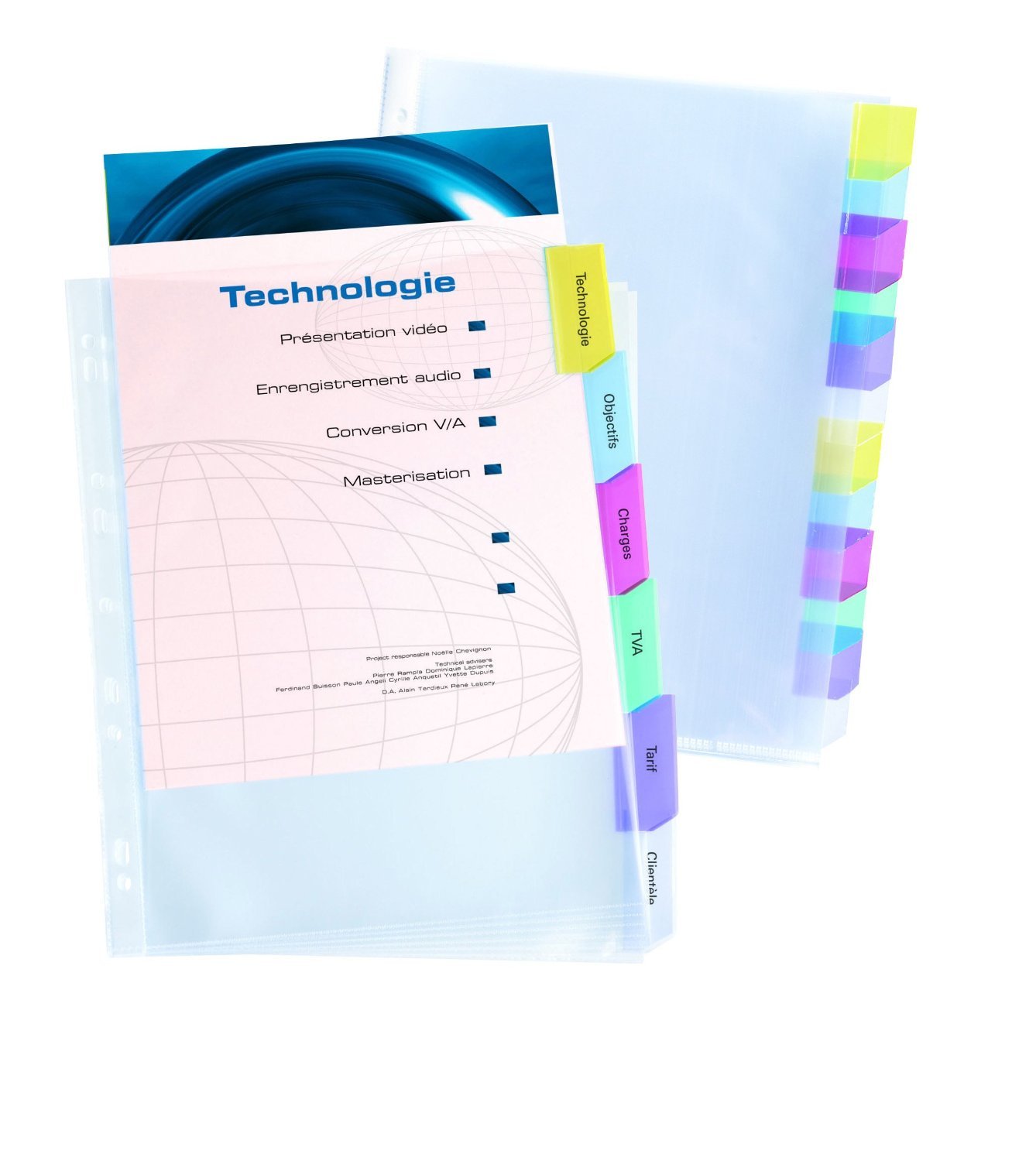 Elba Divider Pouch 12 Positions a4+ POLYPRO