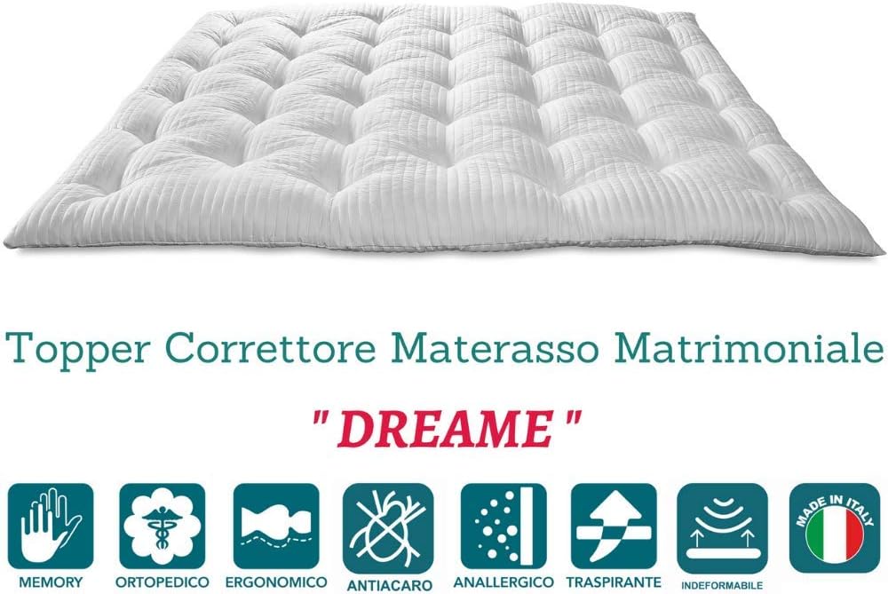 materasso doppio xl toppers