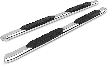 2 Pieces Running Boards Tac Side Steps Fit 2009 2018 Dodge Ram 1500 Quad Cab Pickup Truck 5 Oval Tube Stainless Steel Side Bars Nerf Bars Step Rails Running Boards Off Road Exterior Accessories