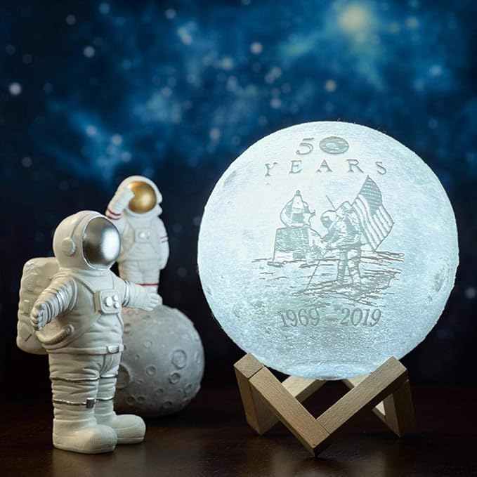 Lámparas Noche Lámpara De Luna Personalizada Con Impresión 3D Para