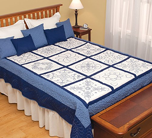 Classic Cross-Stitch Sampler Quilt