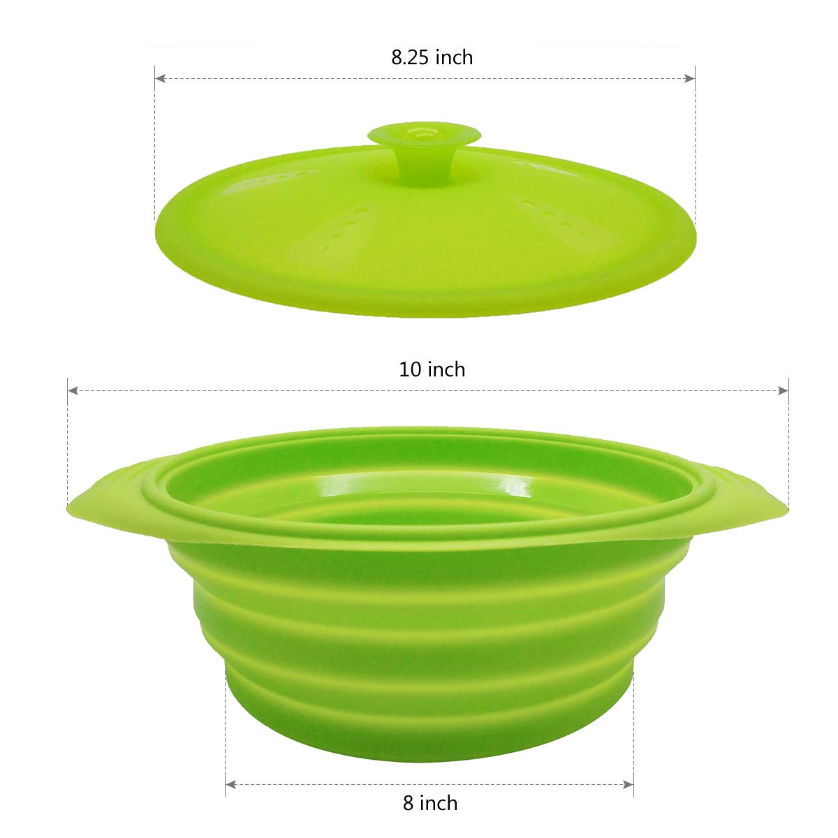 Amazon.com: Donibudo - Vaporera plegable de silicona con asa ...