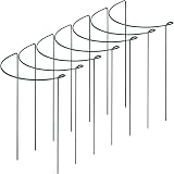 Garden Mile 8Pcs Heavy Duty Large Circular Plant Support Frame Adjustable Rings view 2
