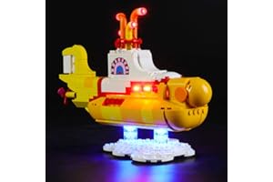 BRIKSMAX Led Lighting Kit for Yellow Submarine - Compatible with Lego 21306 Building Blocks Model- Not Include The Lego Set