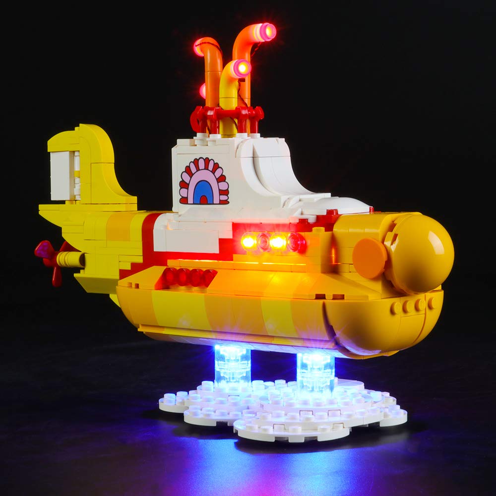 Photo 1 of BRIKSMAX Led Lighting Kit for Yellow Submarine - Compatible with Lego 21306 Building Blocks Model- Not Include The Lego Set
