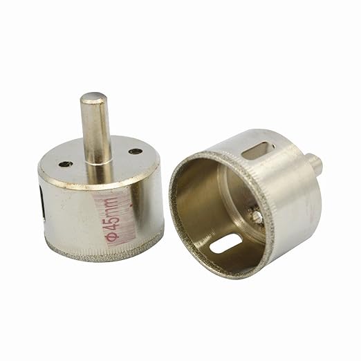 Generic 55mm : Diamond Hole Saw for Glass 45-120MM Diameter Core Drill Bit Coated Marble Ceramic Tile Drill Bit Metal Round Shank Drill Bit