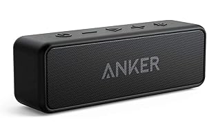 Anker Soundcore 2 Portable Bluetooth Speaker with 12W Stereo Sound, Bluetooth 5, Bassup, IPX7 Waterproof, 24-Hour Playtime, W