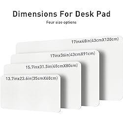 Aothia Leather Desk Pad Protector, Mouse
