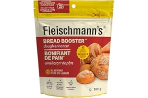 Fleischmann's Bread Booster improves dough as kneading is easier, dough proofs and rises higher. Your bread will stay fresh l