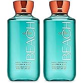 Bath & Body Works At The Beach Shower Gel Gift Sets For Women 10 Oz 2 Pack (At The Beach)