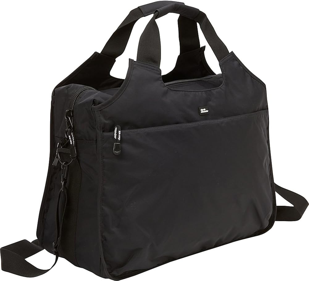 Derek Alexander Top Zip Travel Tote Bag (Black) Amazon.ca Shoes