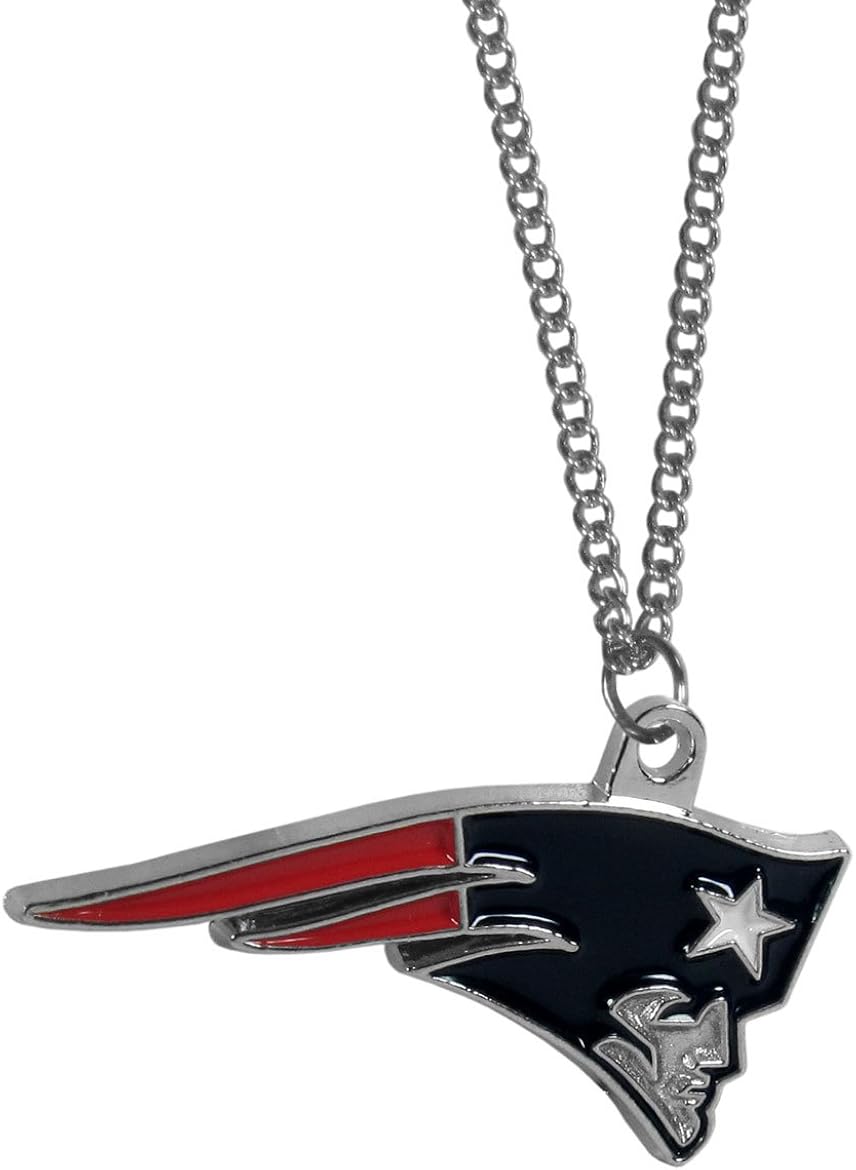 NFL Siskiyou Sports Fan Shop New England Patriots Chain Necklace with Small Charm 22 inch Team Color : Clothing