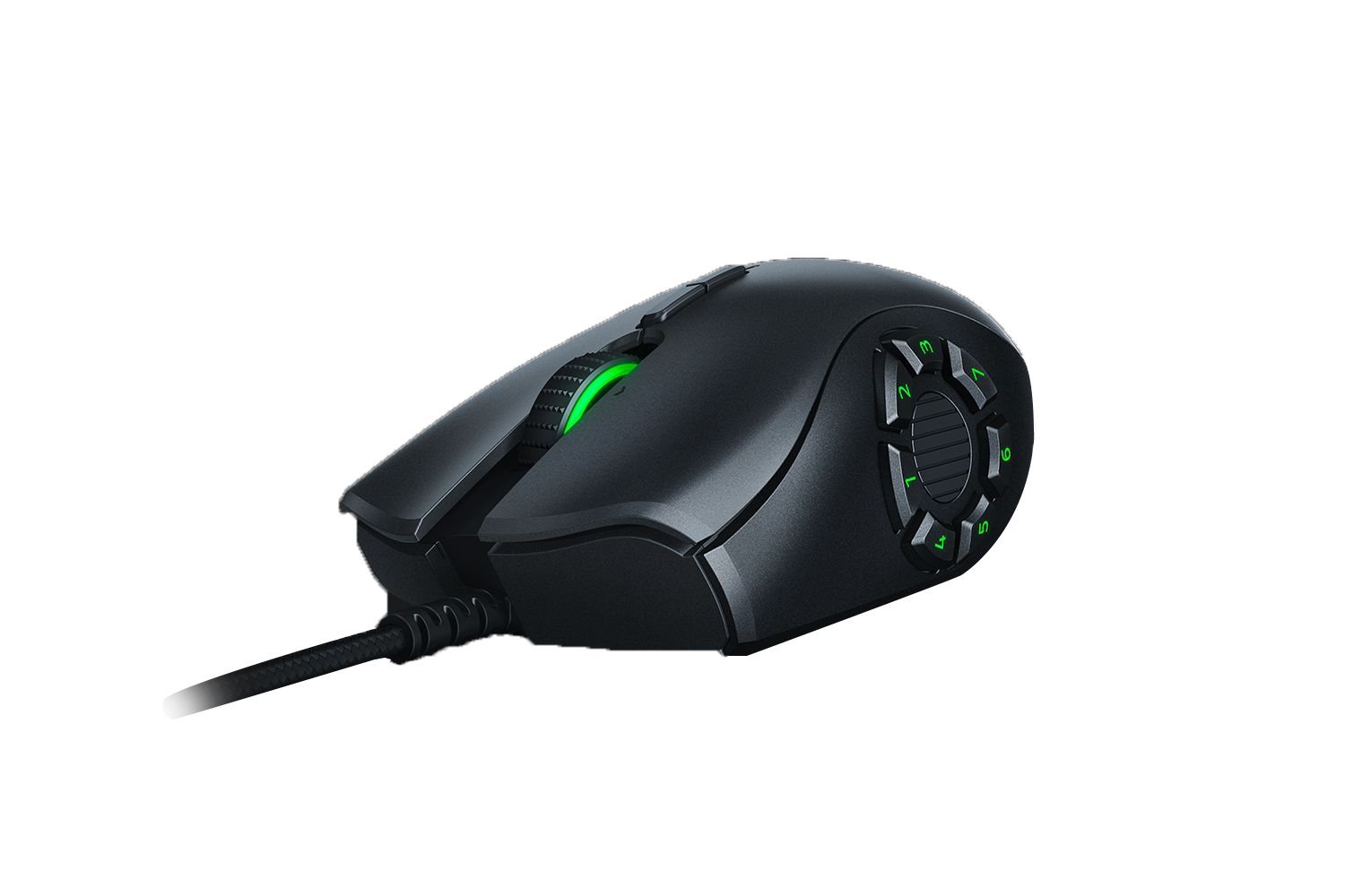 Razer Naga Trinity Gaming Mouse: 16,000 DPI Optical Sensor - Chroma RGB Lighting - Interchangeable Side Plate w/ 2, 7, 12 Button Configurations - Mechanical Switches