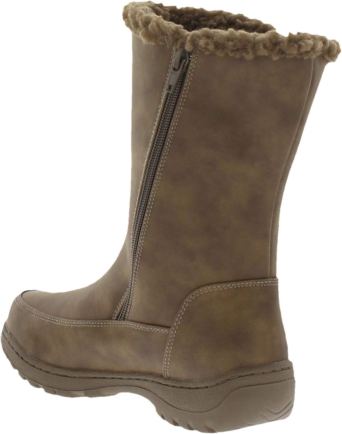  | Weatherproof Womens Cold Weather Boots with Side Zipper & Dual Button Closure (Miranda) Waterproof Insulated Winter Boots - Keeps Feet Warm & Dry | Boots