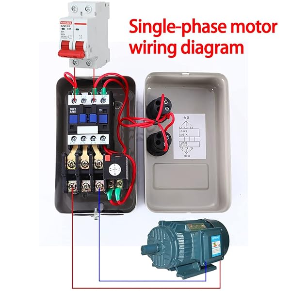 MAGNETIC MOTOR STARTER 3 PHASE SINGLE PHASE MAGNETIC STARTER 5 HP 220/240V ELECTRIC MOTOR STARTER(FOR AIR COMPRESSOR)