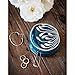 Travel Jewelry Case - Embroidered Chrysanthemum (Dusk)