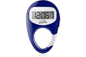 iGANK Simple Walking Pedometer Step Counter for Men Women Kids