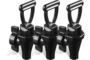 3Pcs 03260.0002 Faucet Kit for Ice Tea Dispenser Replacement Parts for Tea Urn Tea Faucet Kit with 3 Wing Nuts and 3 C-Rings by GWENBHMTOOL