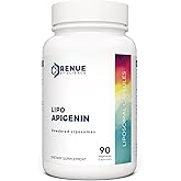 Renue By Science Apigenin | High Strength Liposomal Apigenin Supplement | 90 Apagenine Capsules - 75mg Apigenin per Serving | Non-GMO & Allergen Free | Made in The USA Third-Party Tested