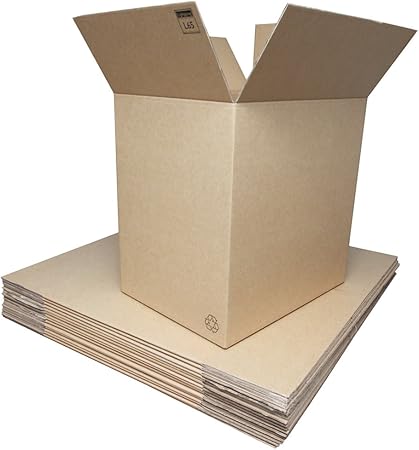 Doble pared cajas de cartón grande – 610 x 457 x 610 mm (24 x 18 x