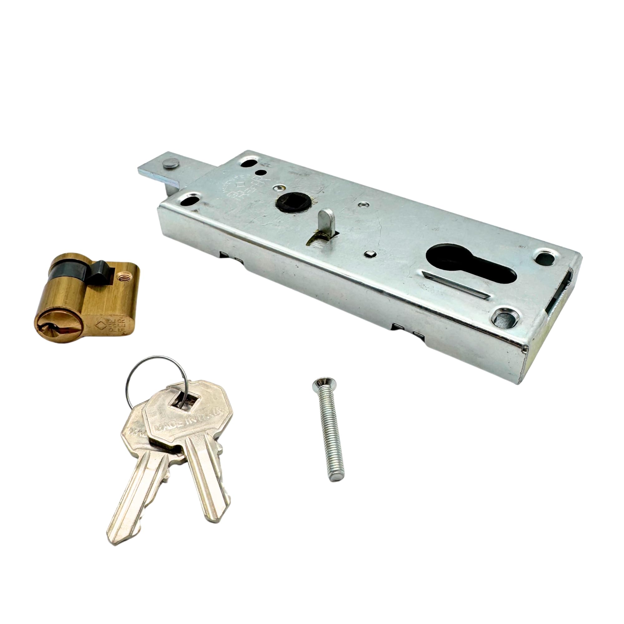 lock for tilting/garage cylinder European profile wheelbase 60 mm, idle handle