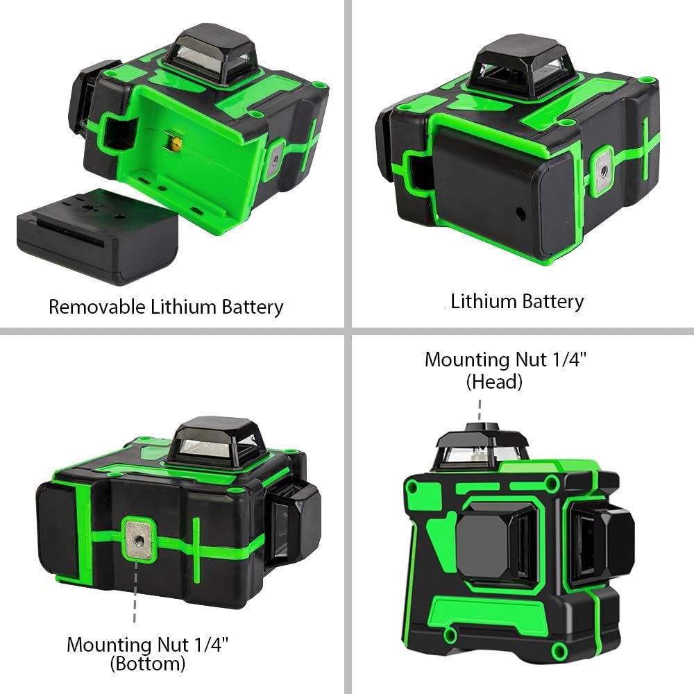 Niveau Laser Croix Vert,Peut être Utilisé Sur Les Murs,Rotatif 360