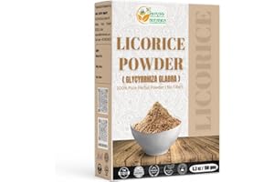 Herbs Botanica Licorice Powder 100% Pure & Natural Licorice Root Powder for Herbal Tea, Skin Care, & DIY Beauty Natural Licorice Root Supplement 5.3 oz Resealable Pack