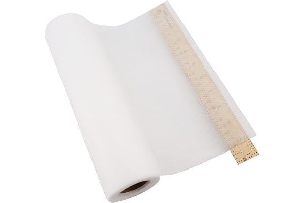 New brothread No Show Mesh Machine Embroidery Stabilizer Backing 10" x 10 Yd roll - Light Weight 1.8 oz - Cut into Variable S