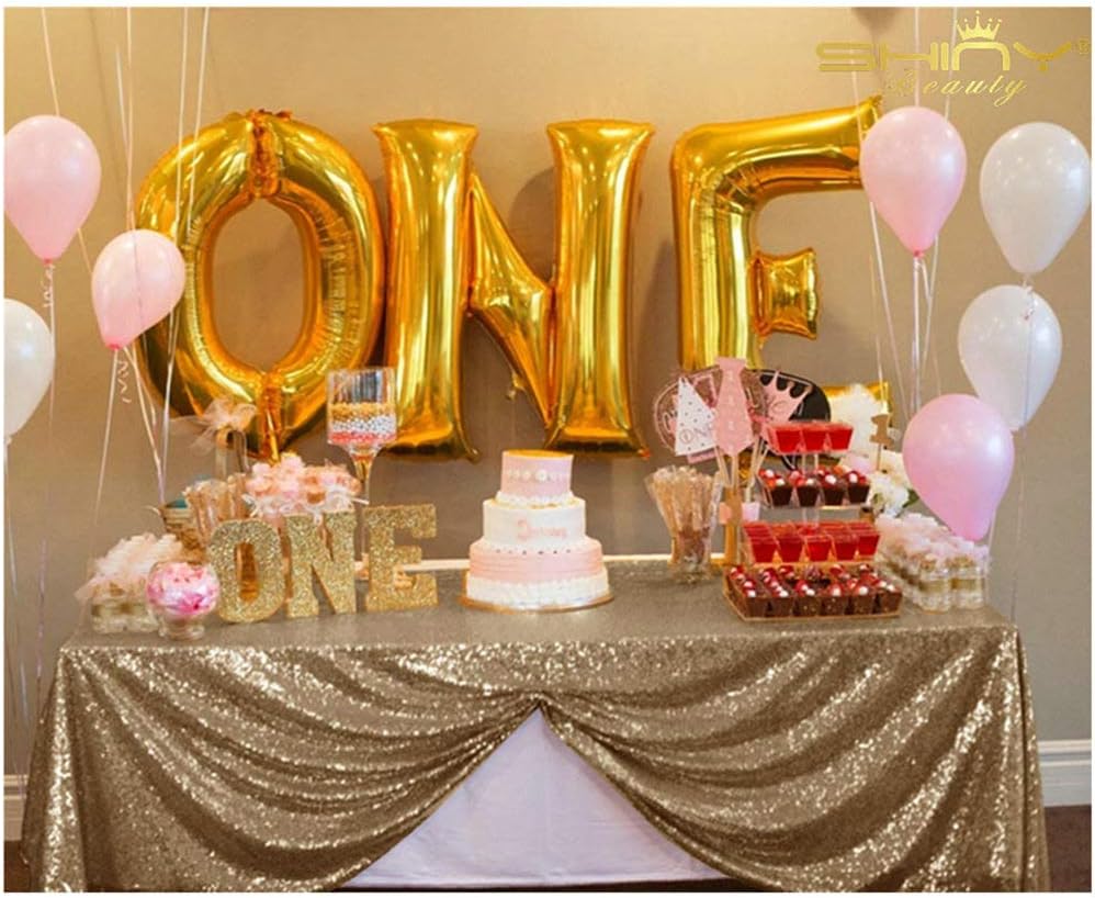 Best copper sequin table cloth