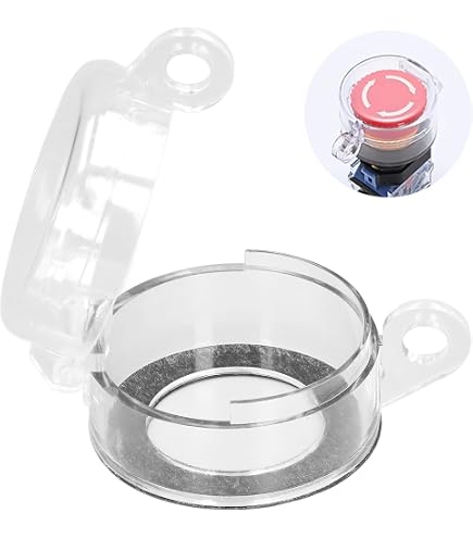 22MM Gelb Kunststoff Emergency Stop Push Button Schalter Schutzhülle Mit Notfall