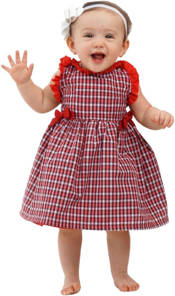Marakitas Infant & Baby Girl Red Dress Party Special Occasion – Summer