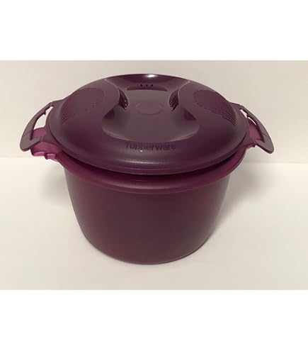 Amazon.com: Tupperware Microwave Rice Cooker Purple Large 3L or 12