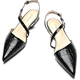 C.Paravano Flats for Women | Pointed Toe Flats | Slingback Shoes for Women | Pointed Toe Sandals | Casual Shoes
