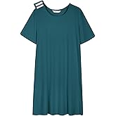 AVIIER 100% Cotton Hospital Gowns for Women Open Back Tear Away Post Shoulder Surgery Dress Adaptive Clothing Nightgowns
