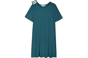 AVIIER 100% Cotton Hospital Gowns for Women Open Back Tear Away Post Shoulder Surgery Dress Adaptive Clothing Nightgowns