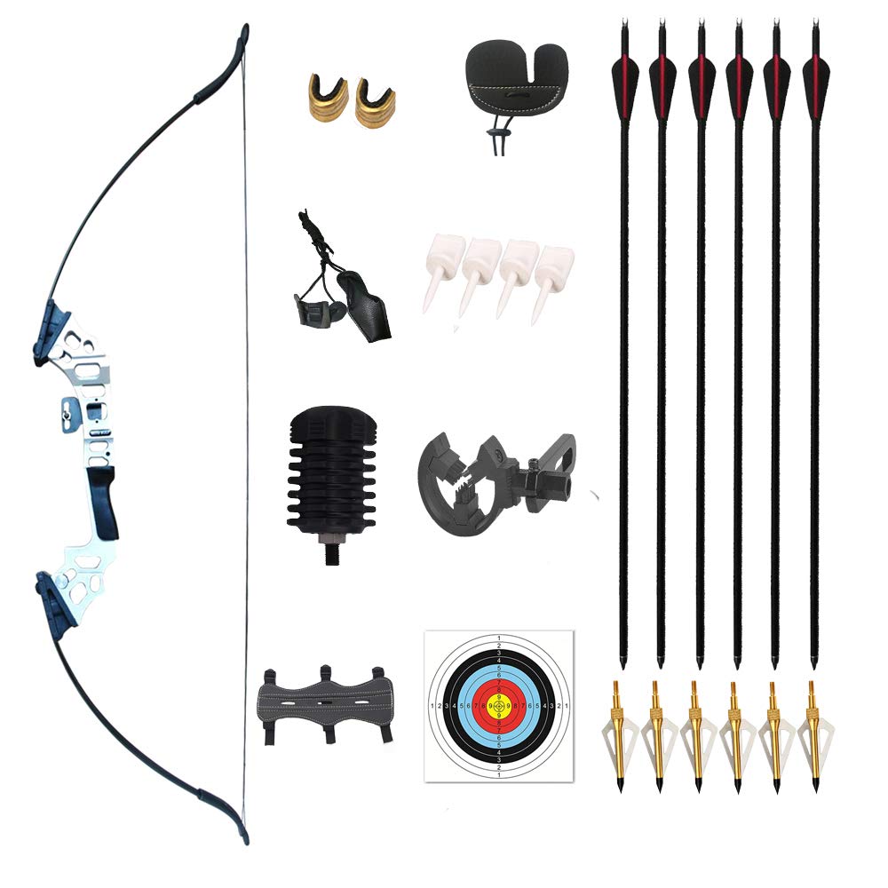 Buy Monleap Archery 51" Takedown Recurve Bow and Arrows Set for Adults