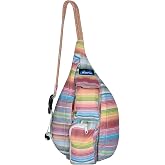 KAVU Mini Rope Sack Sling Crossbody Backpack - Rainbow Run