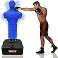 BKXPE Bob Punching Dummy,Precision Strike,Durable Silicone Punching Bag with Large Base for Adult Child，Home Office Gymgym, Taekwond，Warm Up