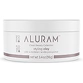 ALURAM Hair Styling Clay, Soft Satin Finish, Clean Beauty Haircare for All Hair Types, 3.4 Fl Oz