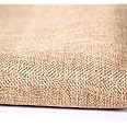 Flushbay Speaker Grill Cloth Linen Speaker Fabric Protective Dustproof Mesh Cloth Stereo Fabric Replacement for Home Stage Speakers, Media Cabinet, KTV Box-Two Layers(50 * 146cm-Brown)
