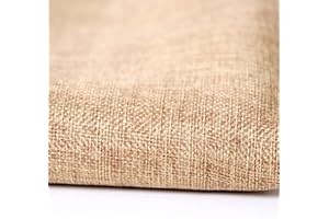 Flushbay Speaker Grill Cloth Linen Speaker Fabric Protective Dustproof Mesh Cloth Stereo Fabric Replacement for Home Stage Speakers, Media Cabinet, KTV Box-Two Layers(50 * 146cm-Brown)