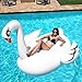 Kangaroo's Giant Swan Pool Float; 8.5 Foot Inflatable Raft