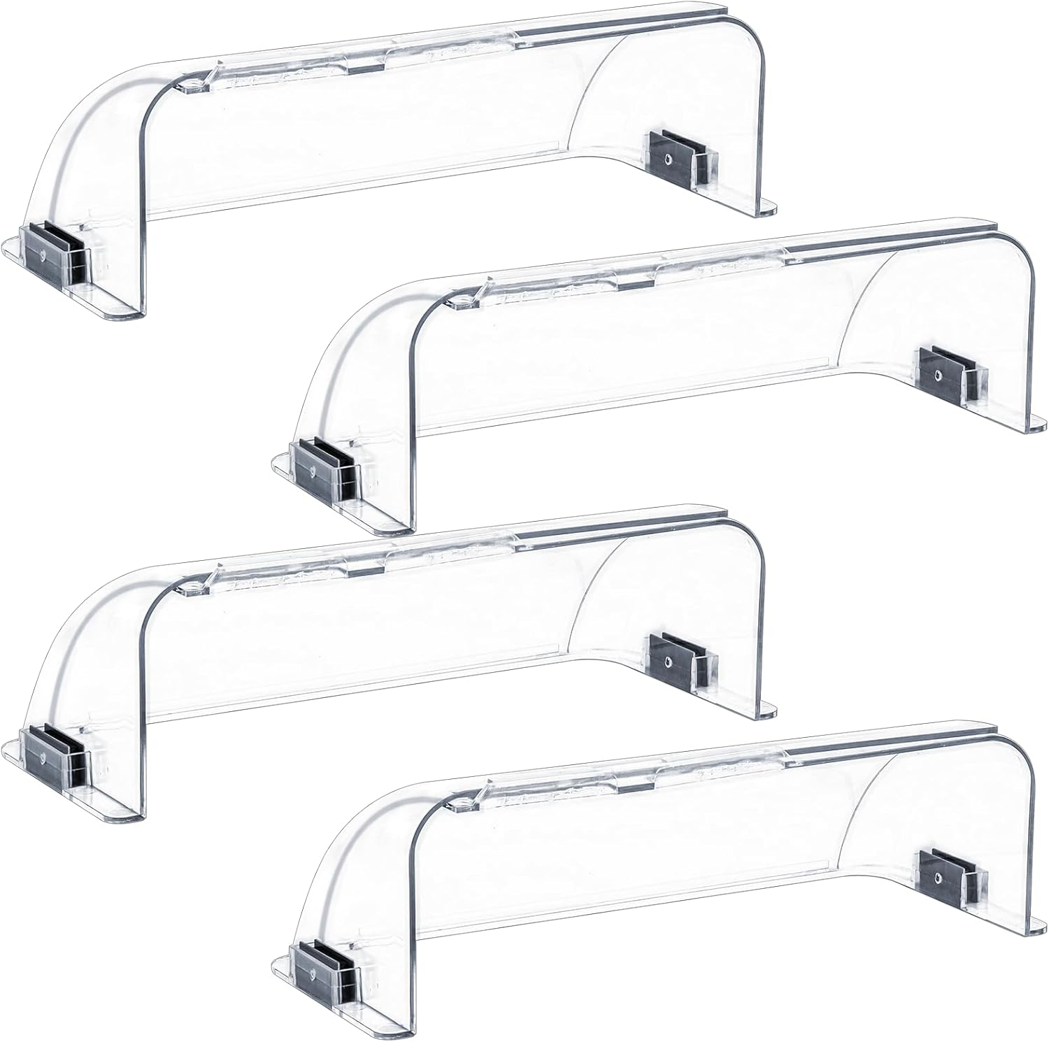 Registers, Grilles & Vents - Funmit Air Vent Deflectors Adjustable Magnetic Heat Easy Adjust Between 10”-14” for Vents Sidewall Floor Ceiling Registers (4 Packs)