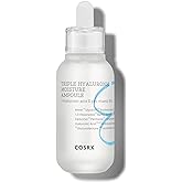COSRX Hydrium Triple Hyaluronic Moisture Ampoule, 40ml / 1.35 fl.oz | Hyaluronic Acid Viscous Serum | Korean Skin Care, Animal Testing Free, Paraben Free