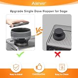 AIEVE Aieve Single Dose Hopper for Sage Silicone Bellows Compatibility view 2