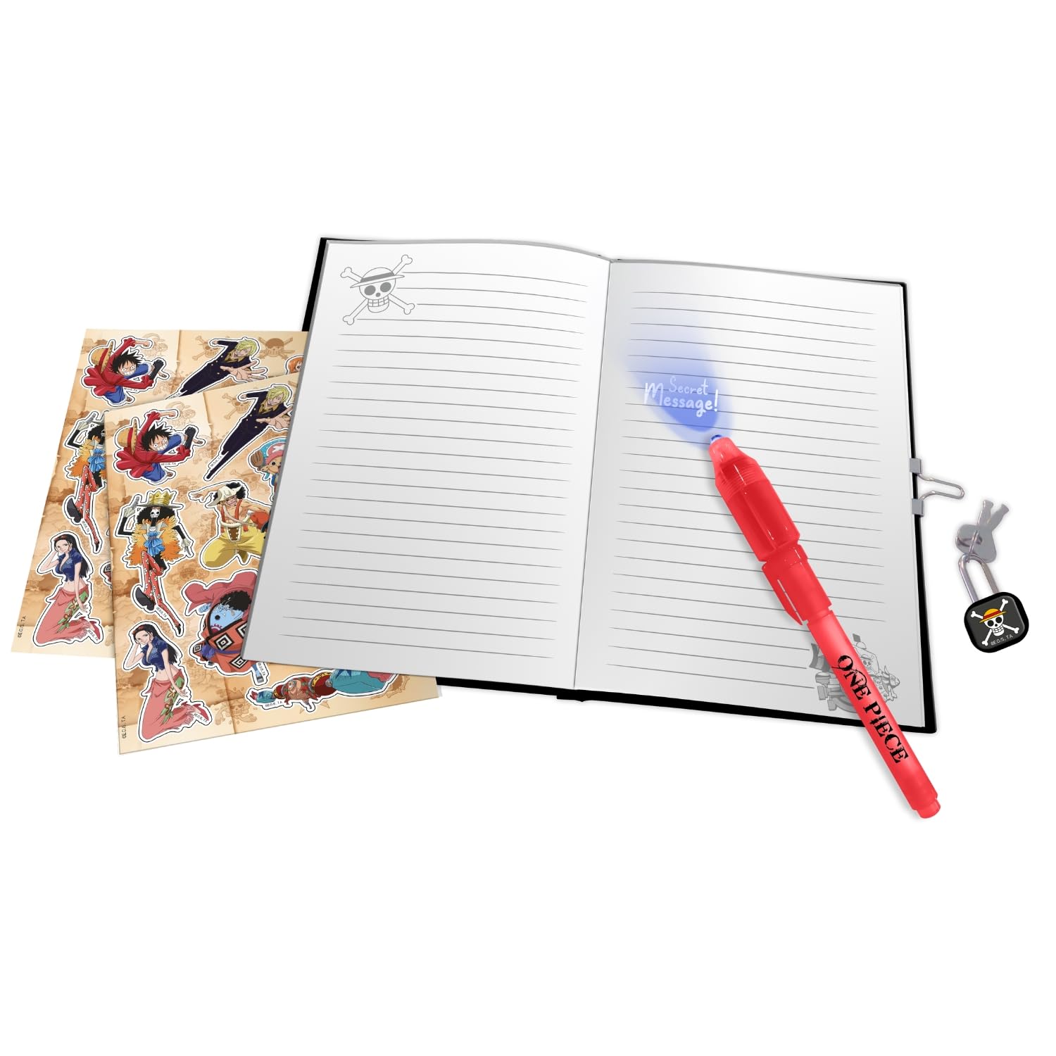 Kids Licensing - Diary with Magic Pen One Piece — image 1