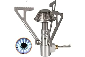 ZL-107 Compact Camping Gas Stove Portable Mini Pocket Backpacking Stove Lightweight Propane Cooking Foldable Gas Burner for H